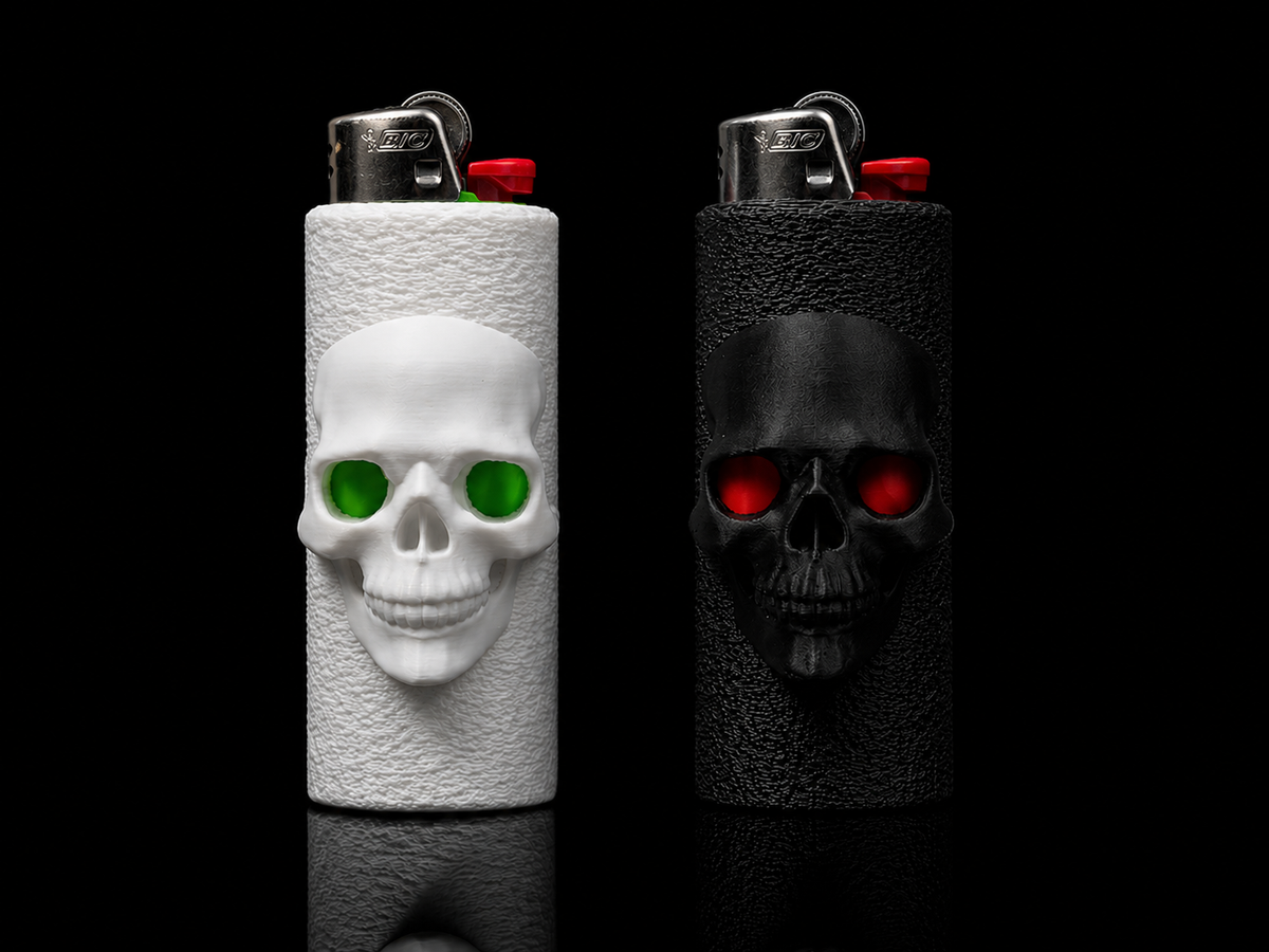 Reaper Skull Lighter Sleeve | LIT