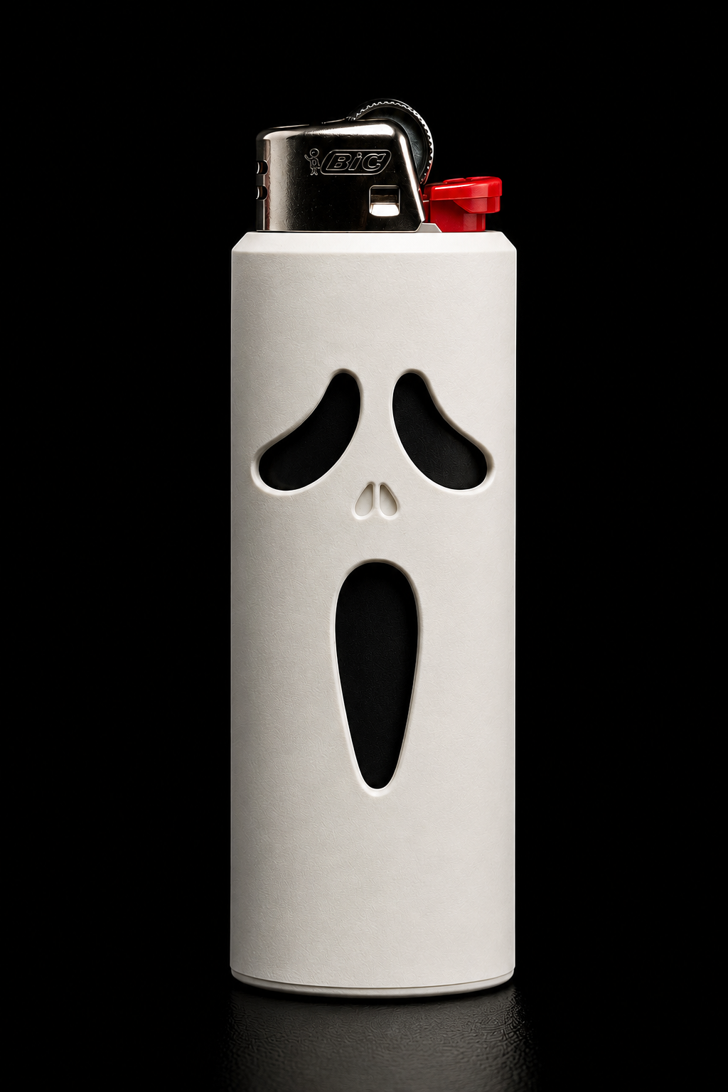 Ghost Mask Lighter Sleeve | LIT